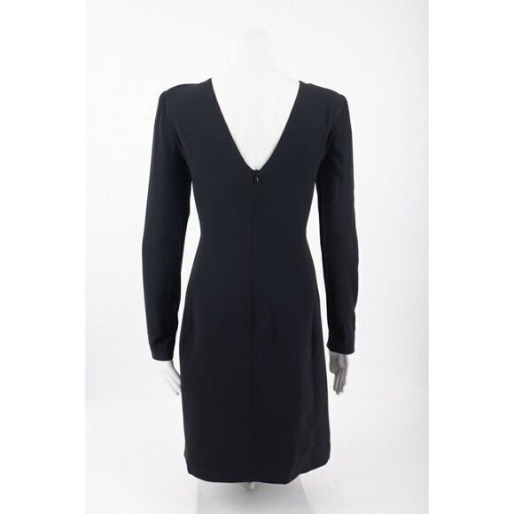 Massimo Dutti Womans Mini Black Dress w Chain Size US 2 EUR 34 NWOT 6614/996 - Picture 5 of 7